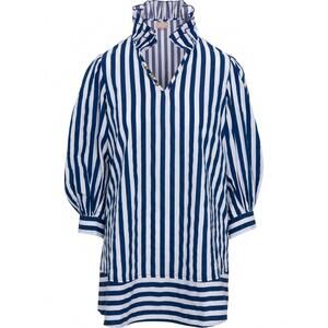 NEW KATE LEIGH women's long sleeve elephant dress in navy